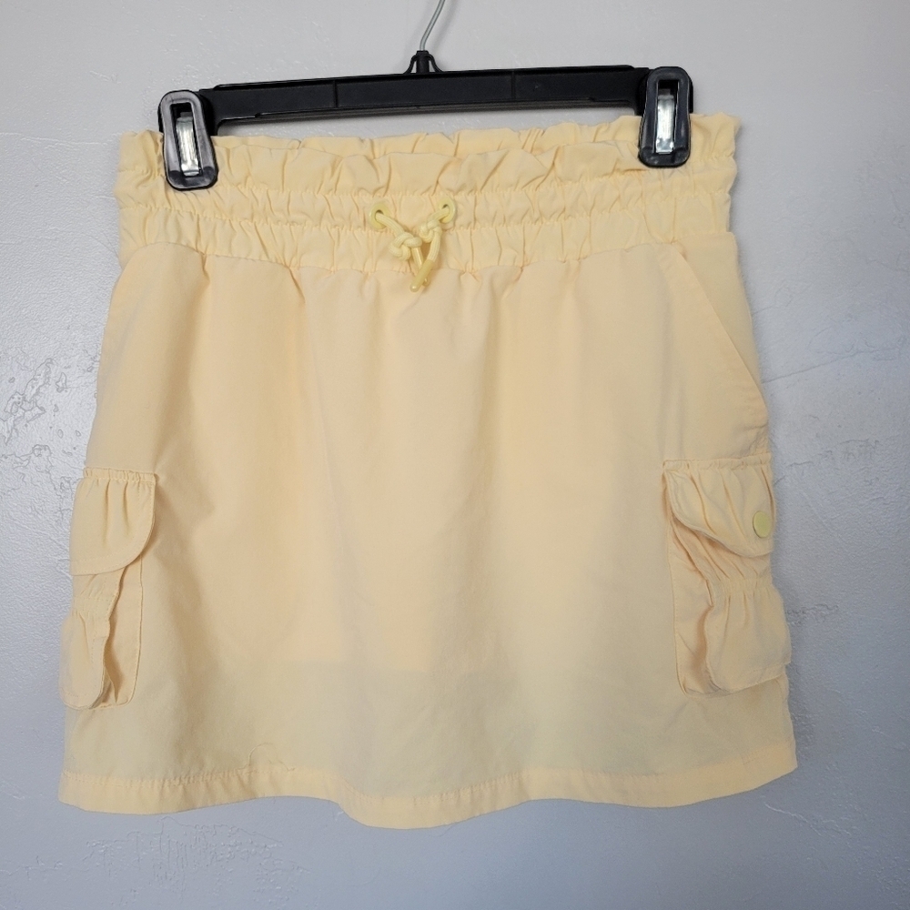 Athleta Girl XXL 16 Peachy Orange Athletic Skirt Skort Drawstring Waist Active